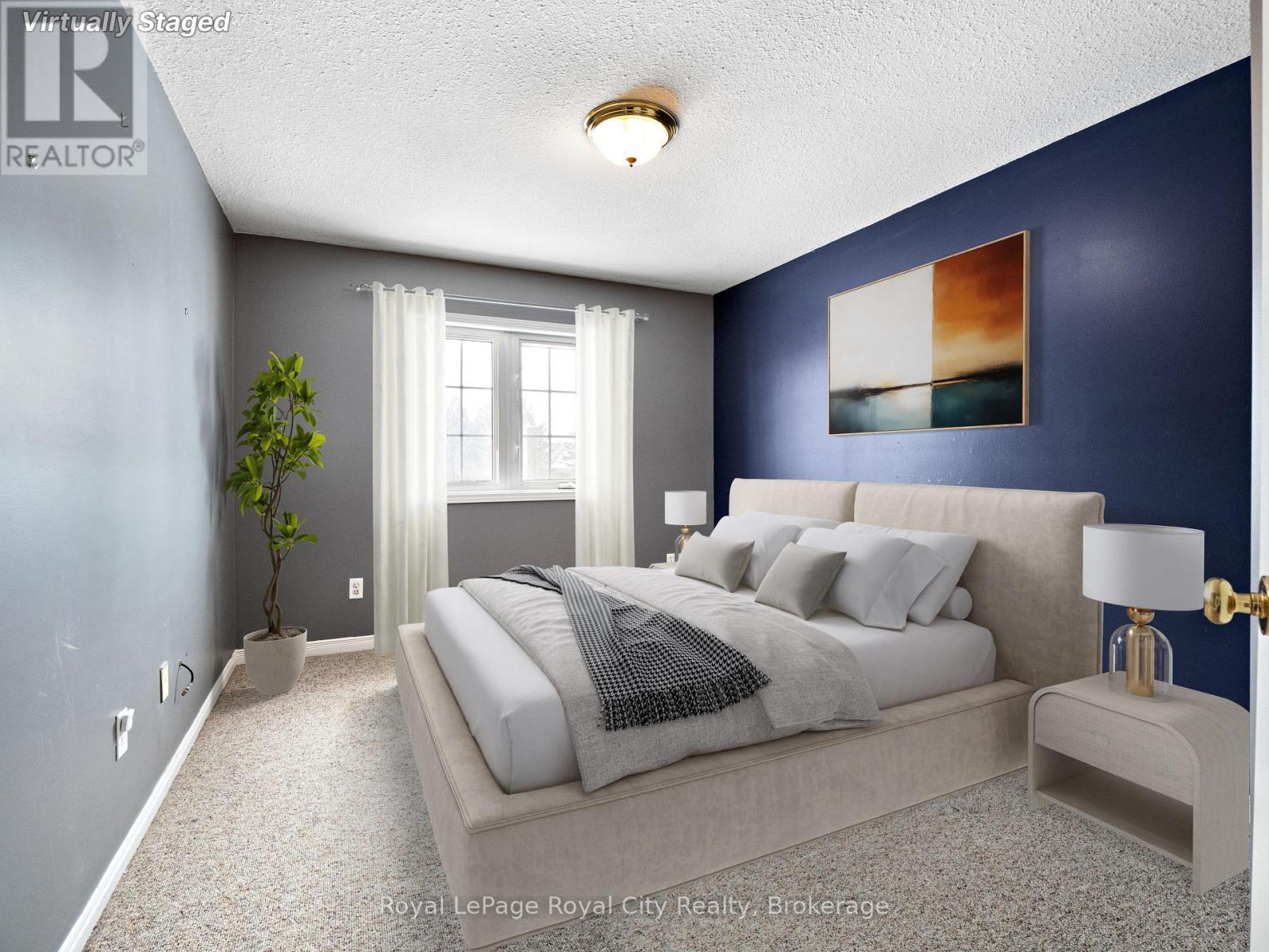 VIRTUALLY STAGED - 47 Schroder Crescent, Guelph (Grange Road), ON - Indoor Photo Showing Bedroom