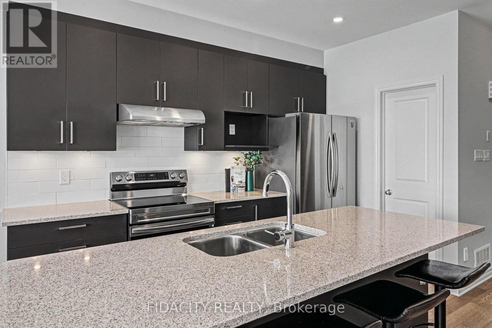 919 Antonio Farley Street, Ottawa, ON - Indoor Photo Showing Kitchen With Stainless Steel Kitchen With Double Sink With Upgraded Kitchen