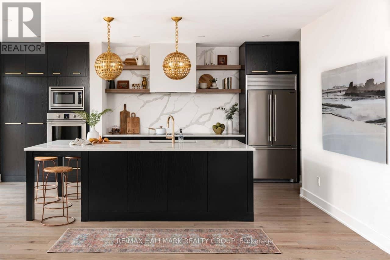 Images are to showcase builder finishes only. - 611 Persimmon Way, Ottawa, ON - Indoor Photo Showing Kitchen With Double Sink With Upgraded Kitchen