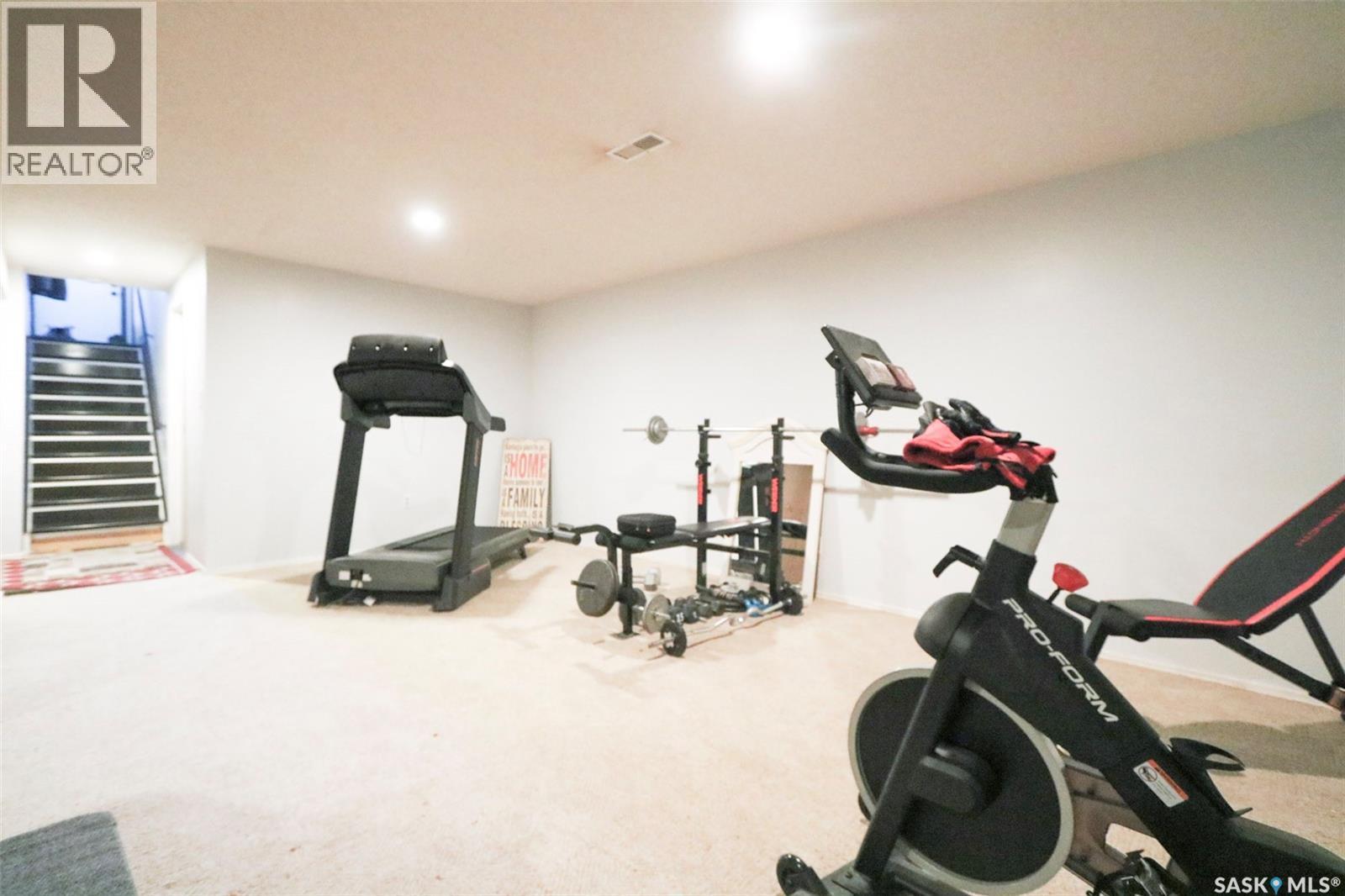 91 Collacott Drive, Yorkton, SK - Indoor Photo Showing Gym Room