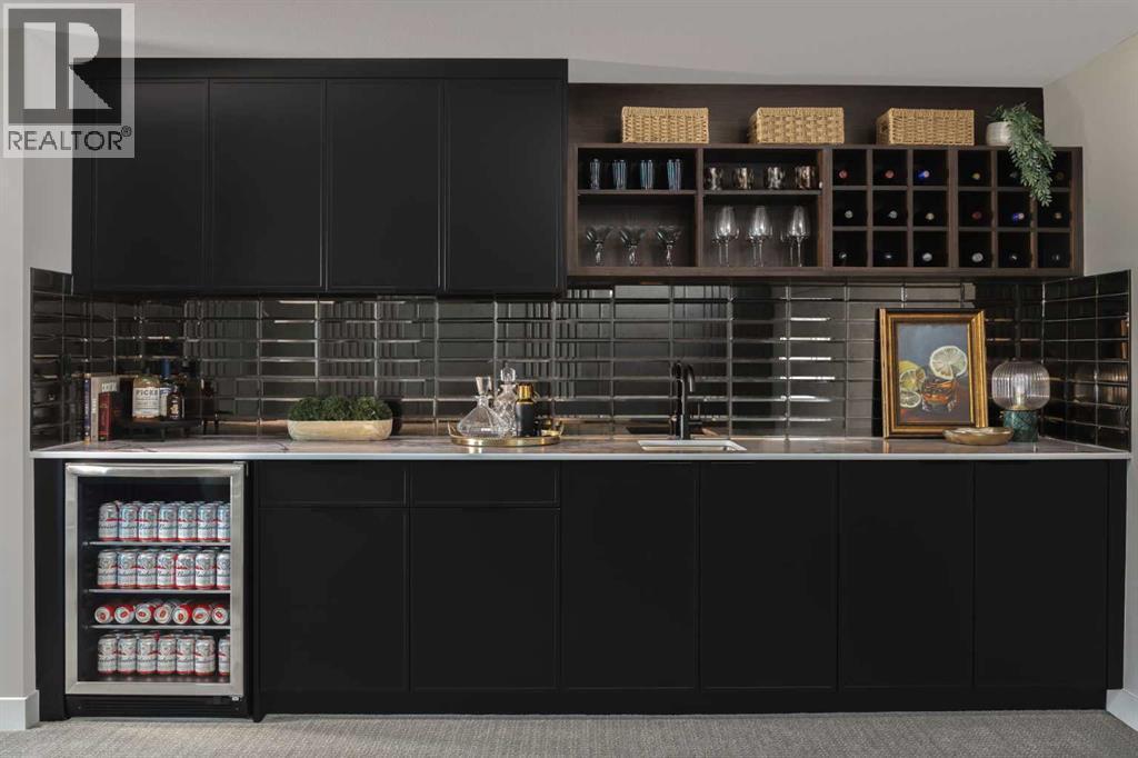 147 Siltstone Place, Balzac, AB - Indoor Photo Showing Kitchen With Double Sink