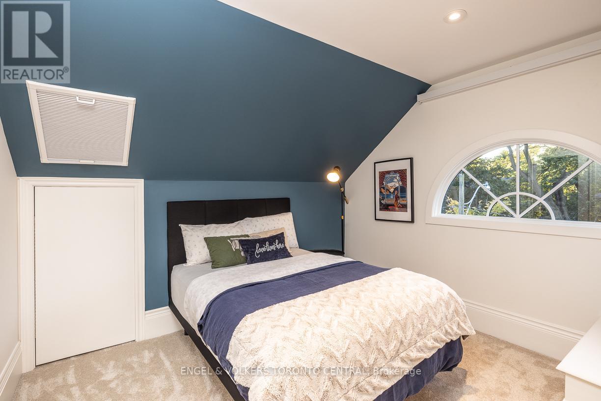 Fourth Bedroom with skylight and plenty of storage - 1 Bryce Avenue, Toronto, ON - Indoor Photo Showing Bedroom