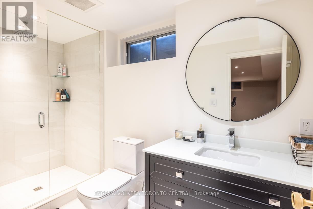 3 piece with in-floor heat and 3 drawer vanity - 1 Bryce Avenue, Toronto, ON - Indoor Photo Showing Bathroom