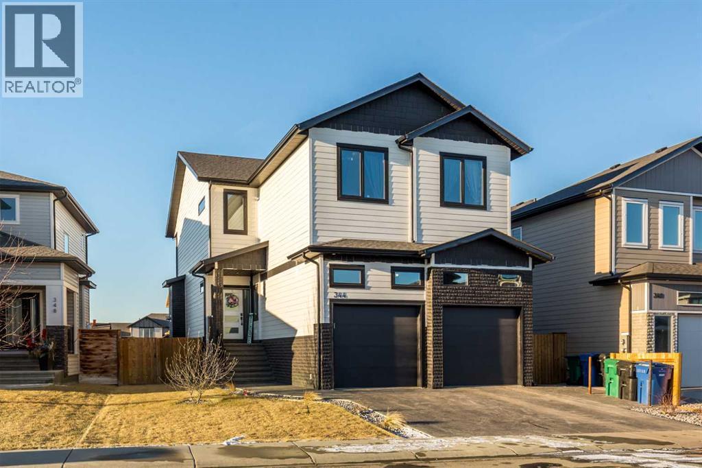 344 Rivergrove Chase W, Lethbridge, AB - Outdoor With Facade