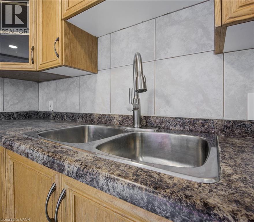 303 Hunter Street W, Hamilton, ON - Indoor Photo Showing Kitchen With Double Sink