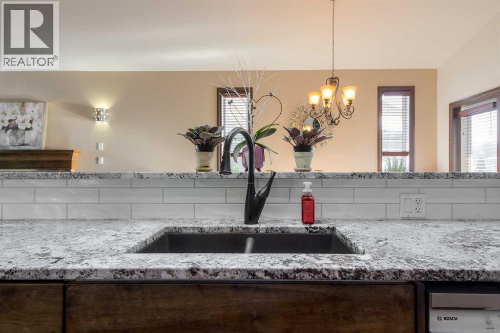 380 Grizzly Crescent N, Lethbridge, AB - Indoor Photo Showing Kitchen With Double Sink
