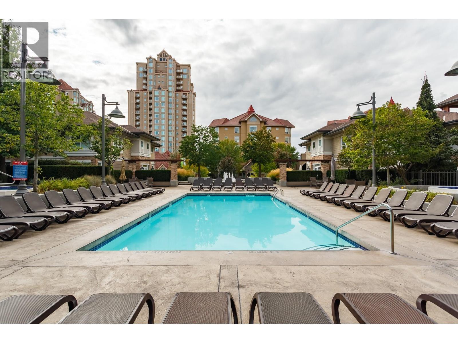 1099 Sunset Drive Unit# 123, Kelowna, BC - Outdoor With In Ground Pool
