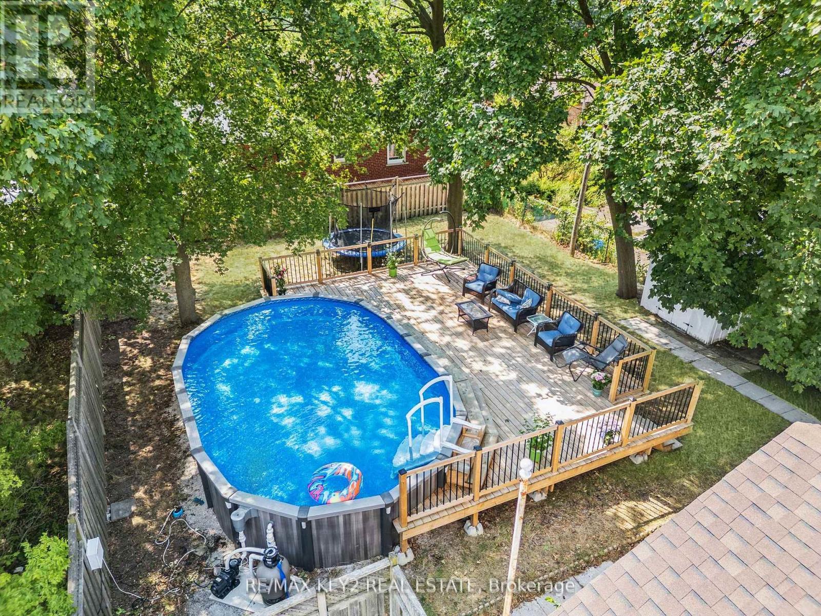 172 Allanford Road, Toronto, ON - Outdoor With Above Ground Pool With Backyard