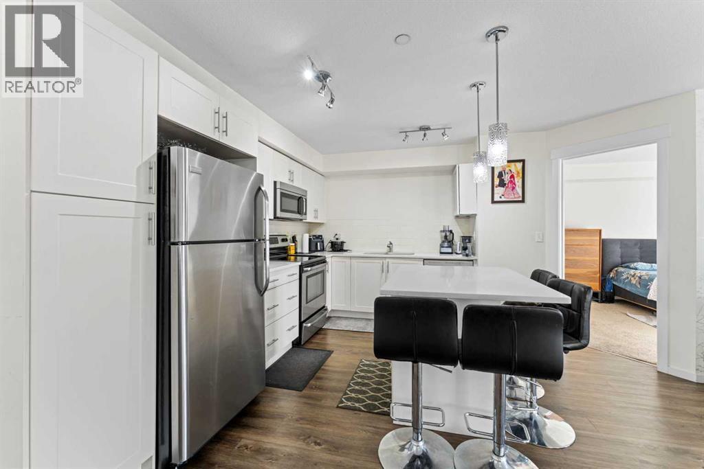 2313, 99 Copperstone Park Se, Calgary, AB - Indoor Photo Showing Kitchen With Upgraded Kitchen