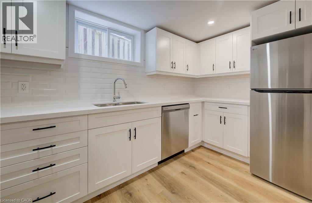 24 Alderney Avenue, Hamilton, ON - Indoor Photo Showing Kitchen With Double Sink