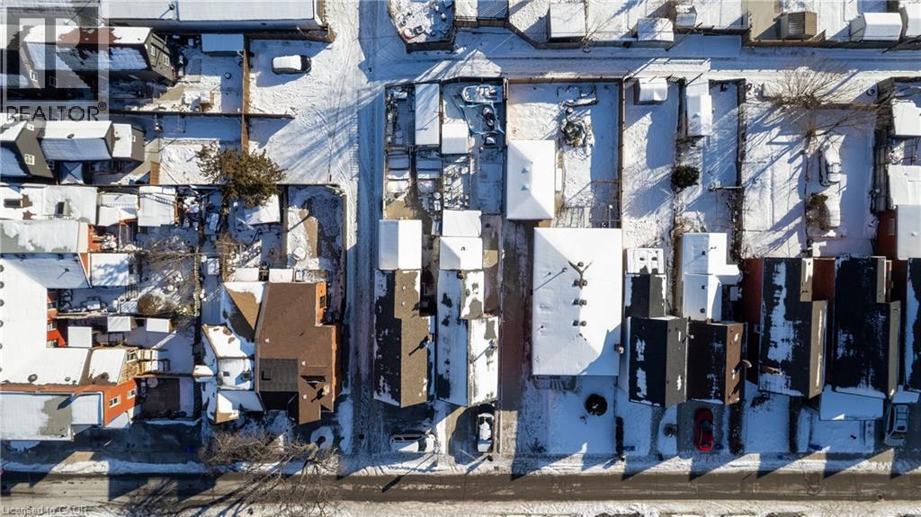 Aerial overview of property's location - 126 Tisdale Street N, Hamilton, ON - Outdoor