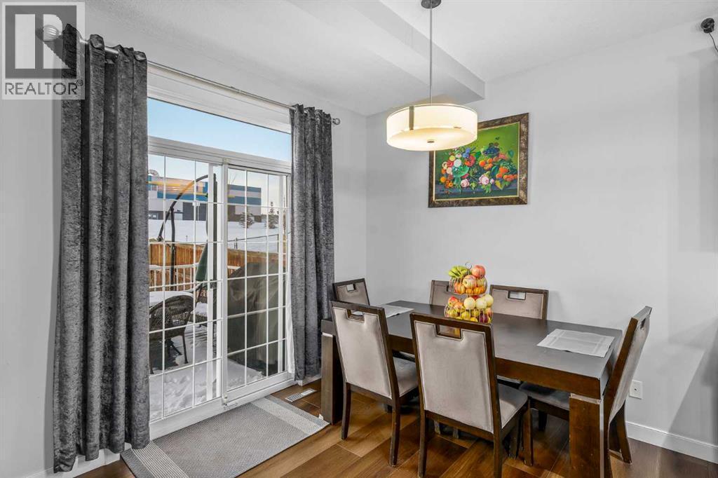 254 Silverado Plains Circle Sw, Calgary, AB - Indoor Photo Showing Dining Room