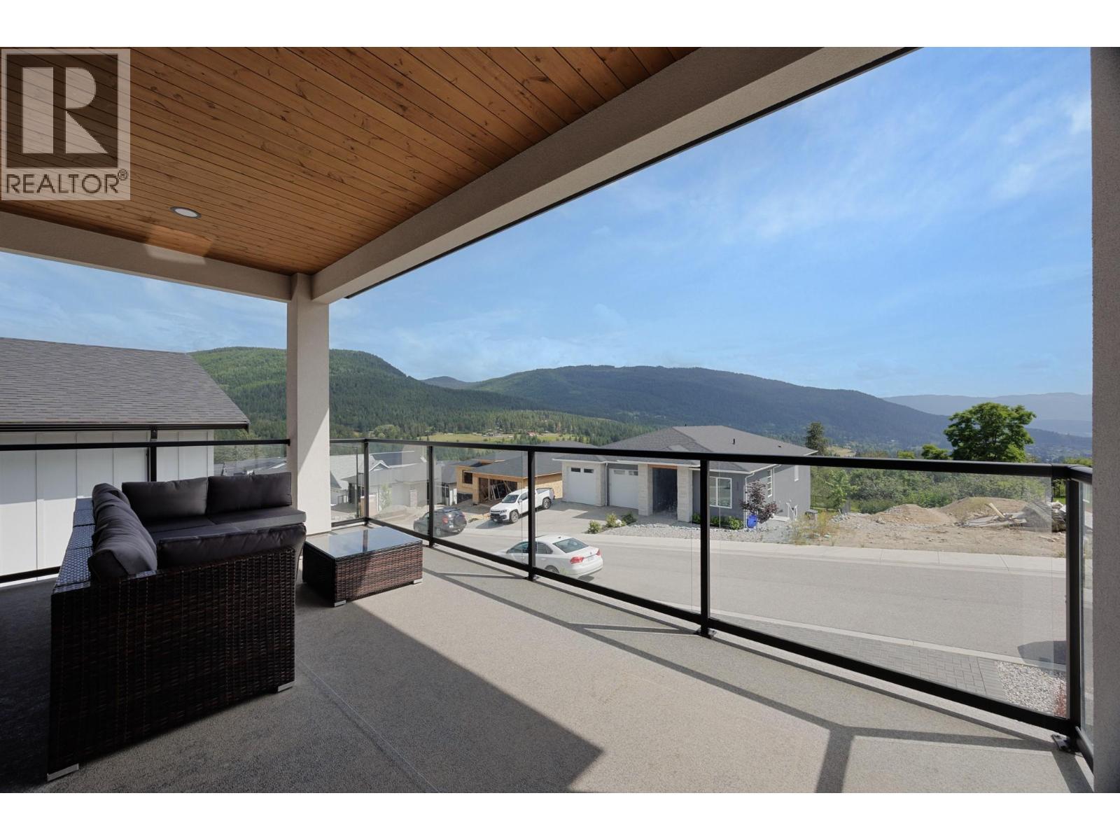 137 Whitefish Road, Vernon, BC - Outdoor With Balcony With View With Exterior