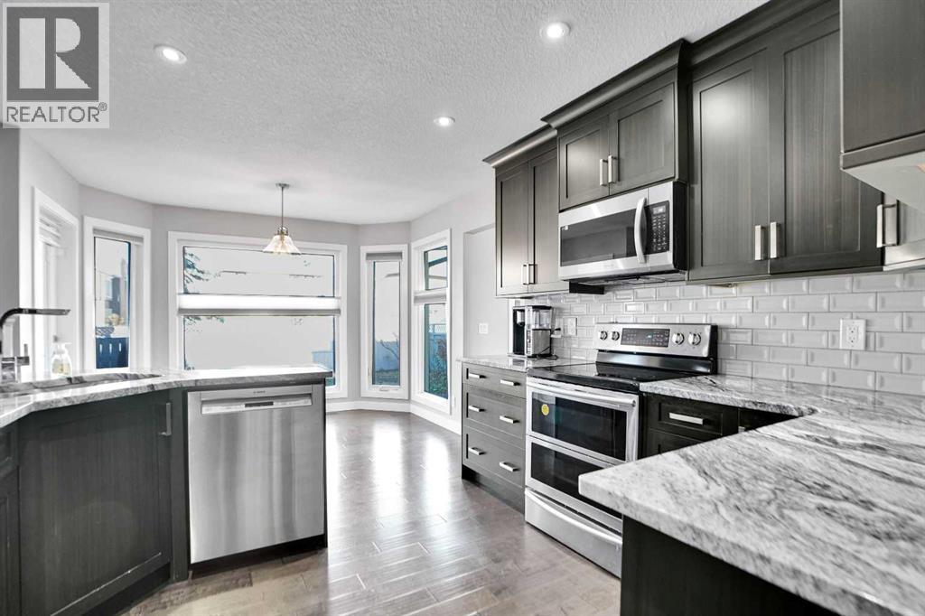 33 Douglasbank Rise Se, Calgary, AB - Indoor Photo Showing Kitchen With Upgraded Kitchen