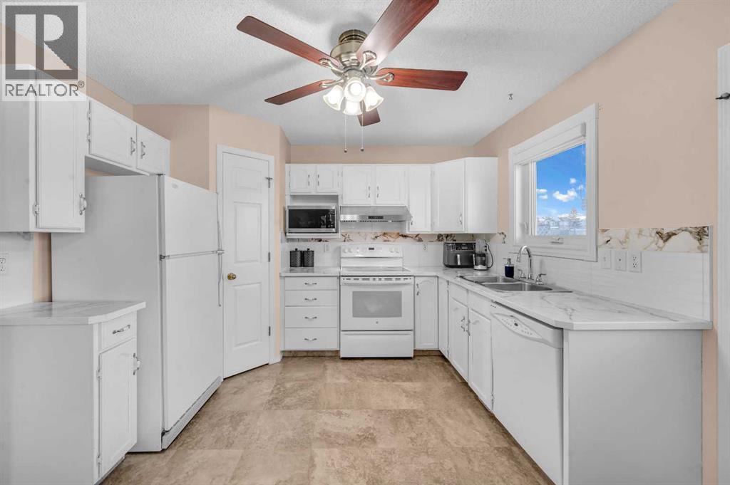 131 Coral Springs Circle Ne, Calgary, AB - Indoor Photo Showing Kitchen With Double Sink
