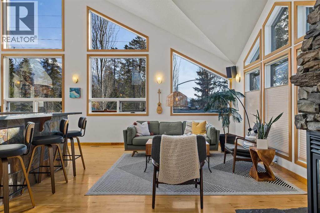 1712 11Th Avenue, Canmore, AB - Indoor With Fireplace