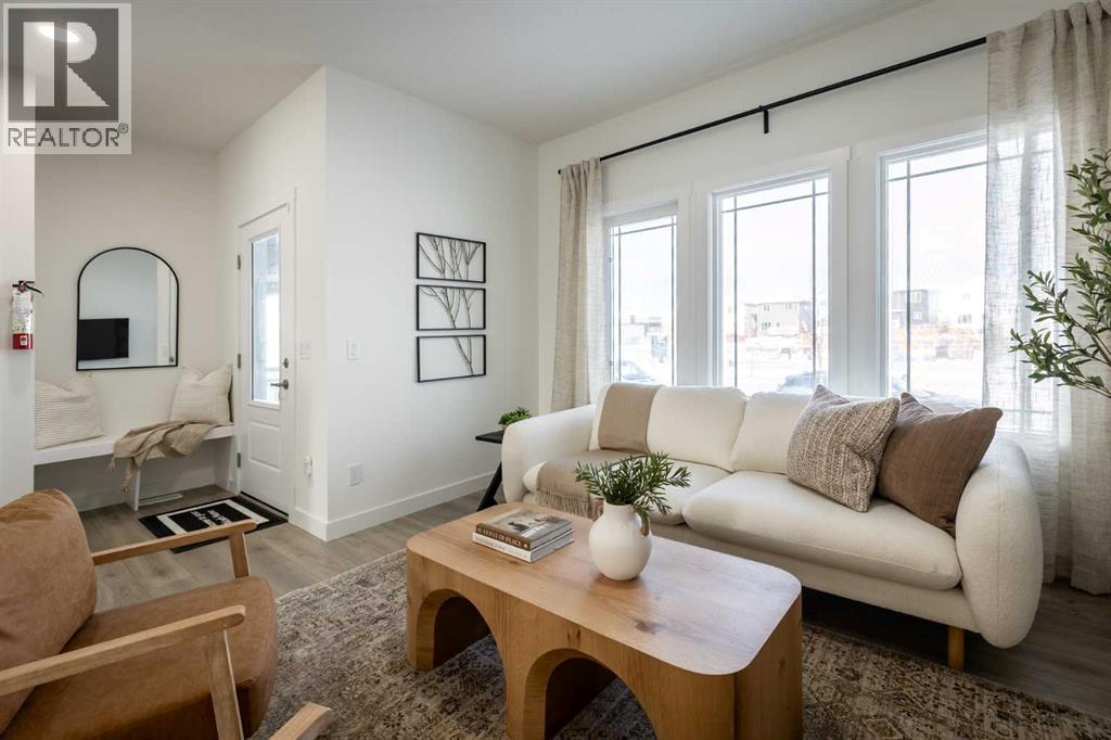 67 Appaloosa Way, Cochrane, AB - Indoor Photo Showing Living Room