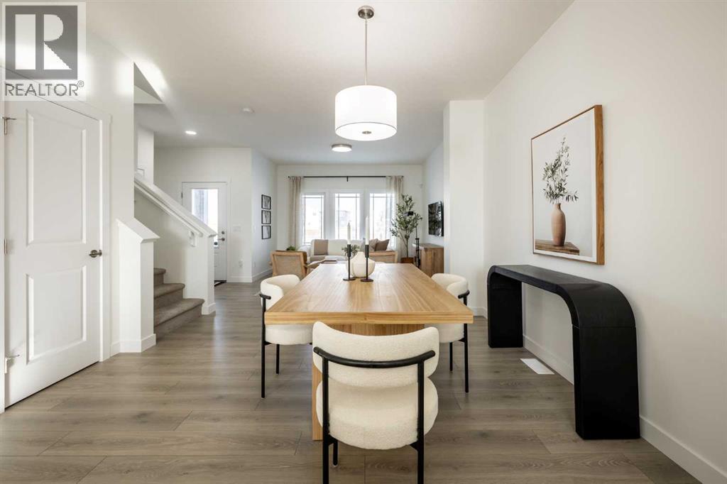 67 Appaloosa Way, Cochrane, AB - Indoor Photo Showing Dining Room