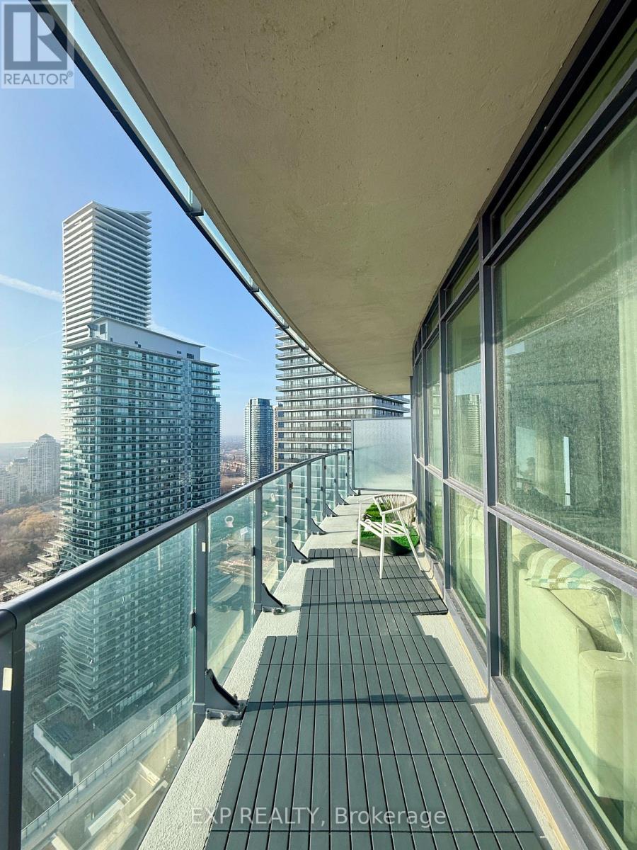 3404 - 59 Annie Craig Drive, Toronto, ON - Outdoor With Balcony With Exterior
