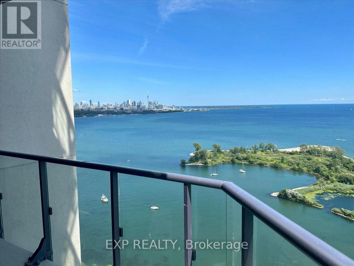3404 - 59 Annie Craig Drive, Toronto, ON - Outdoor With Body Of Water With Balcony With View