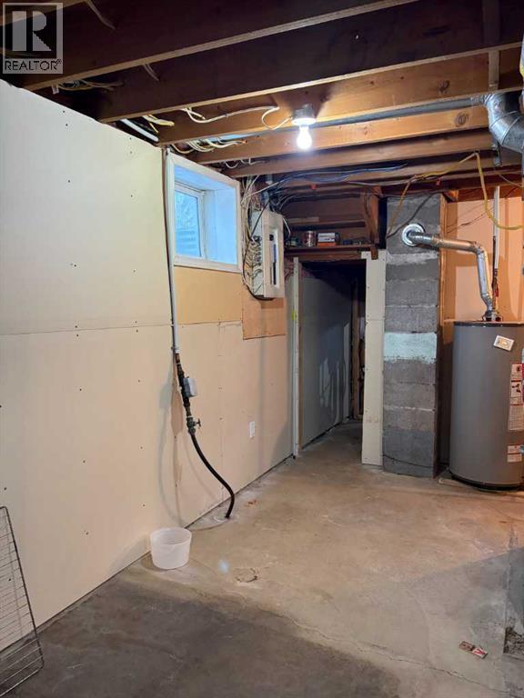100 Balaclava Street, Veteran, AB - Indoor Photo Showing Basement