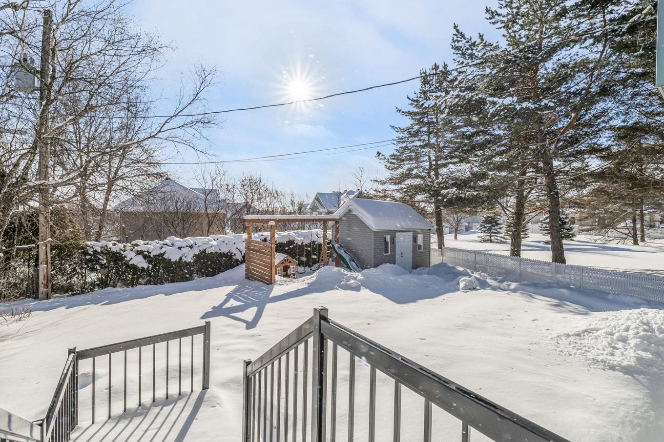 Backyard - 6665 Rue Des Bourraches, Québec (Les Rivières), QC - Outdoor