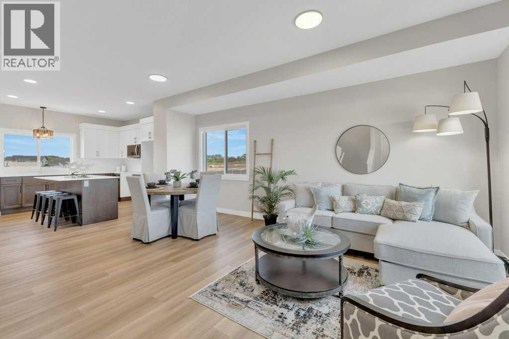 13 Gray Close, Sylvan Lake, AB - Indoor Photo Showing Living Room