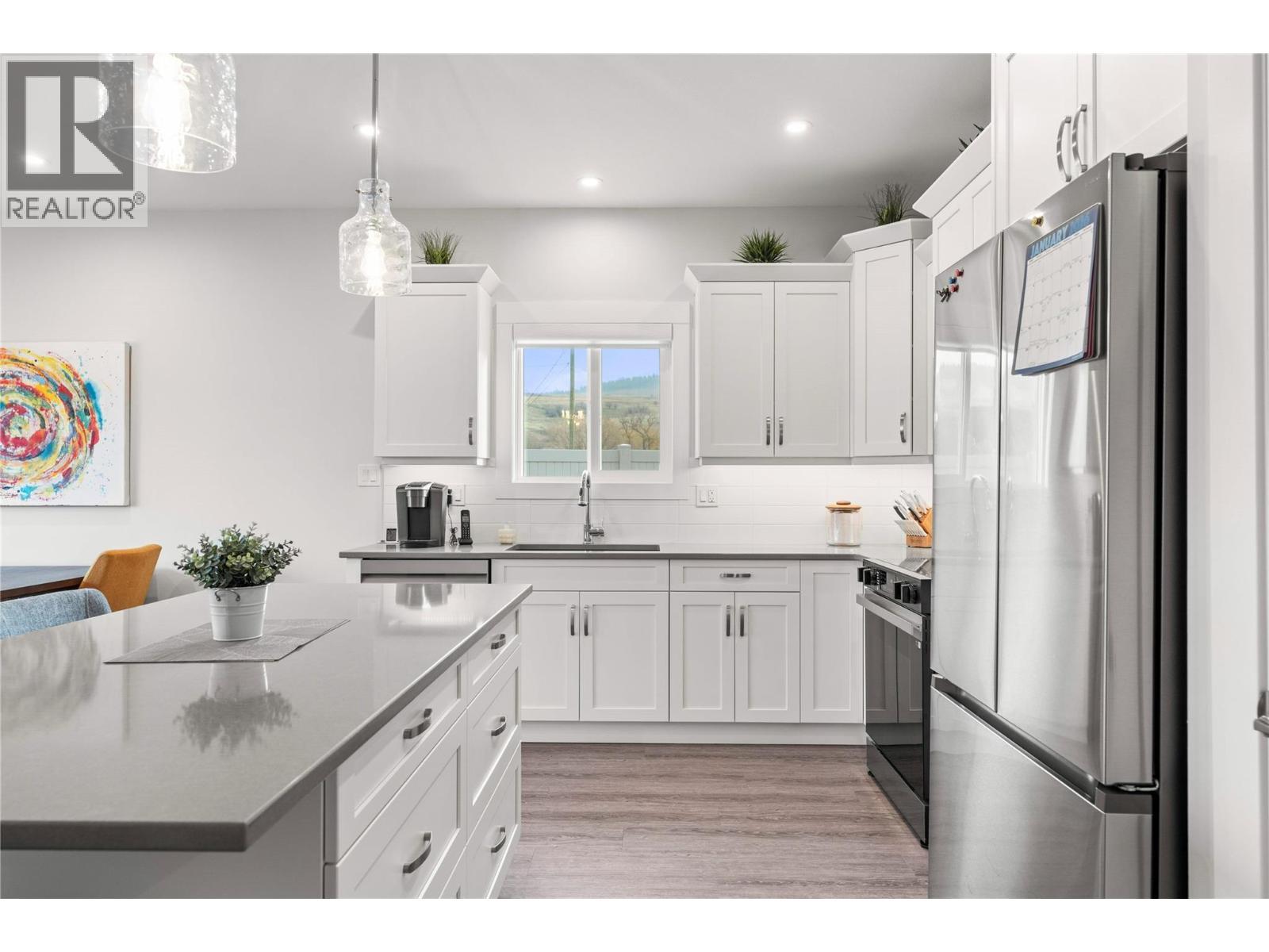 6457 Okanagan Landing Road, Vernon, BC - Indoor Photo Showing Kitchen With Upgraded Kitchen