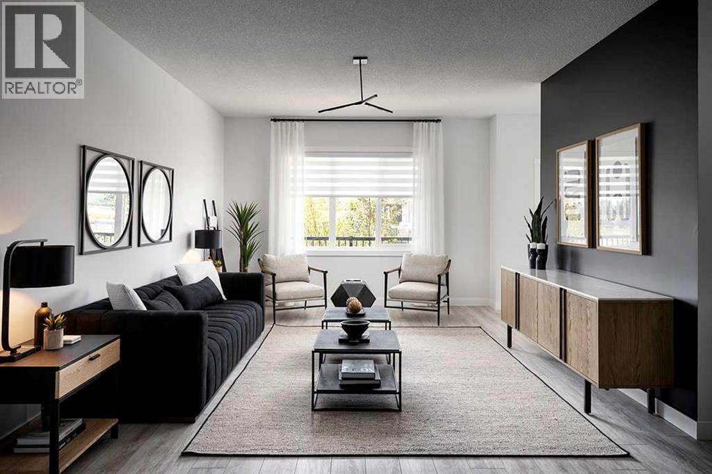 86 Creekview Avenue, Calgary, AB - Indoor Photo Showing Living Room