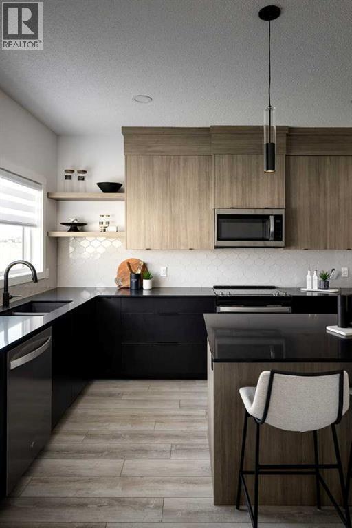 86 Creekview Avenue, Calgary, AB - Indoor Photo Showing Kitchen With Upgraded Kitchen