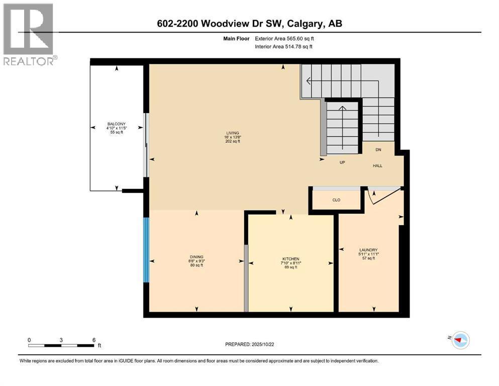 Main level floor plan - 602, 2200 Woodview Drive Sw, Calgary, AB - Other