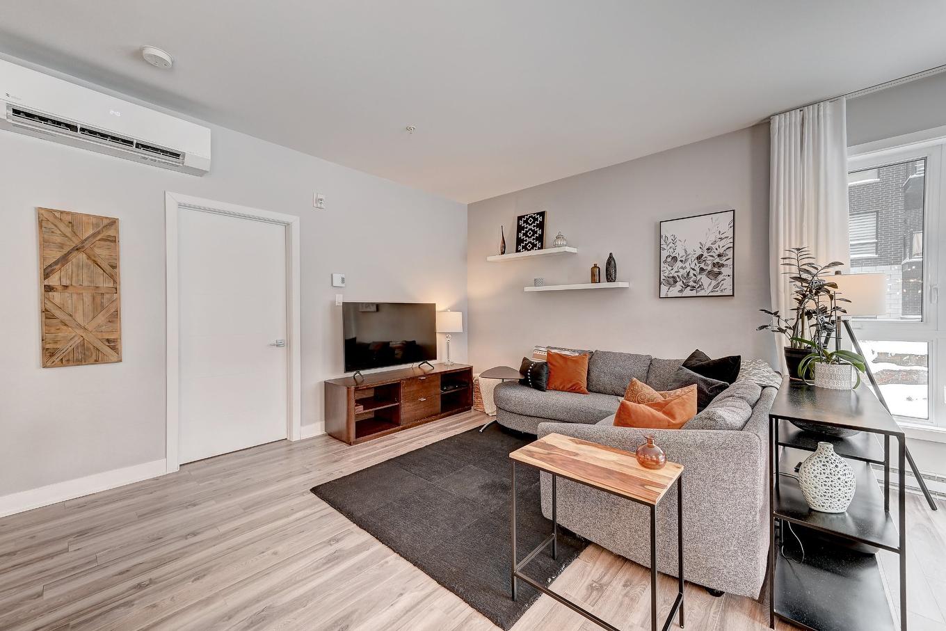 Salon - 104-445 Av. De La Belle-Dame, La Prairie, QC - Indoor Photo Showing Living Room