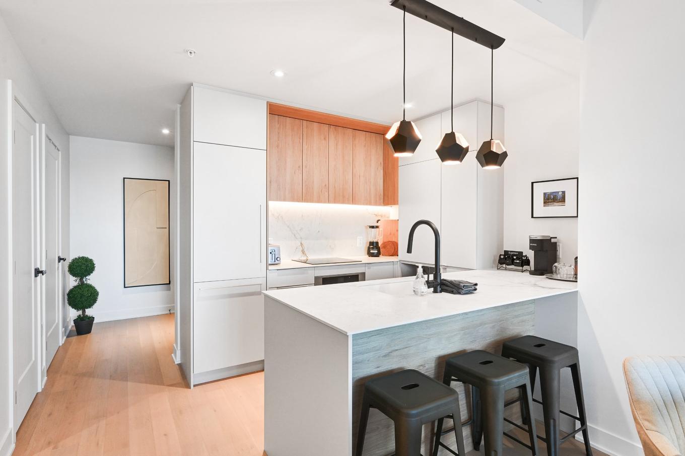 Cuisine - 509-399 Rue De La Rotonde, Montréal (Verdun/Île-Des-Soeurs), QC - Indoor Photo Showing Kitchen With Upgraded Kitchen