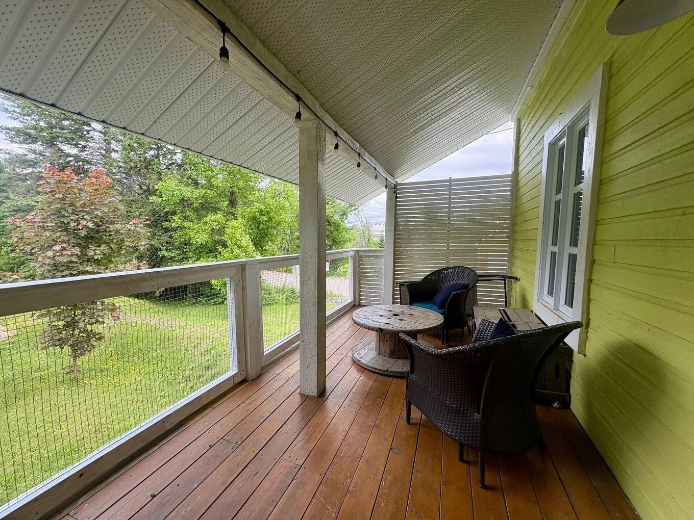 Balcony - 101 Ch. Alary, Amherst, QC - Outdoor With Deck Patio Veranda With Exterior