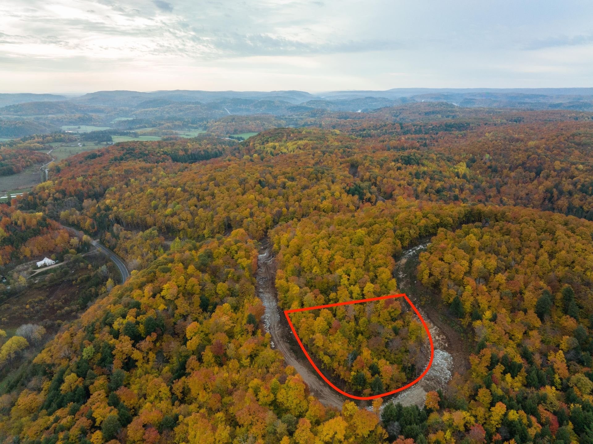 Aerial View - 74 Ch. Gero, La Pêche, QC