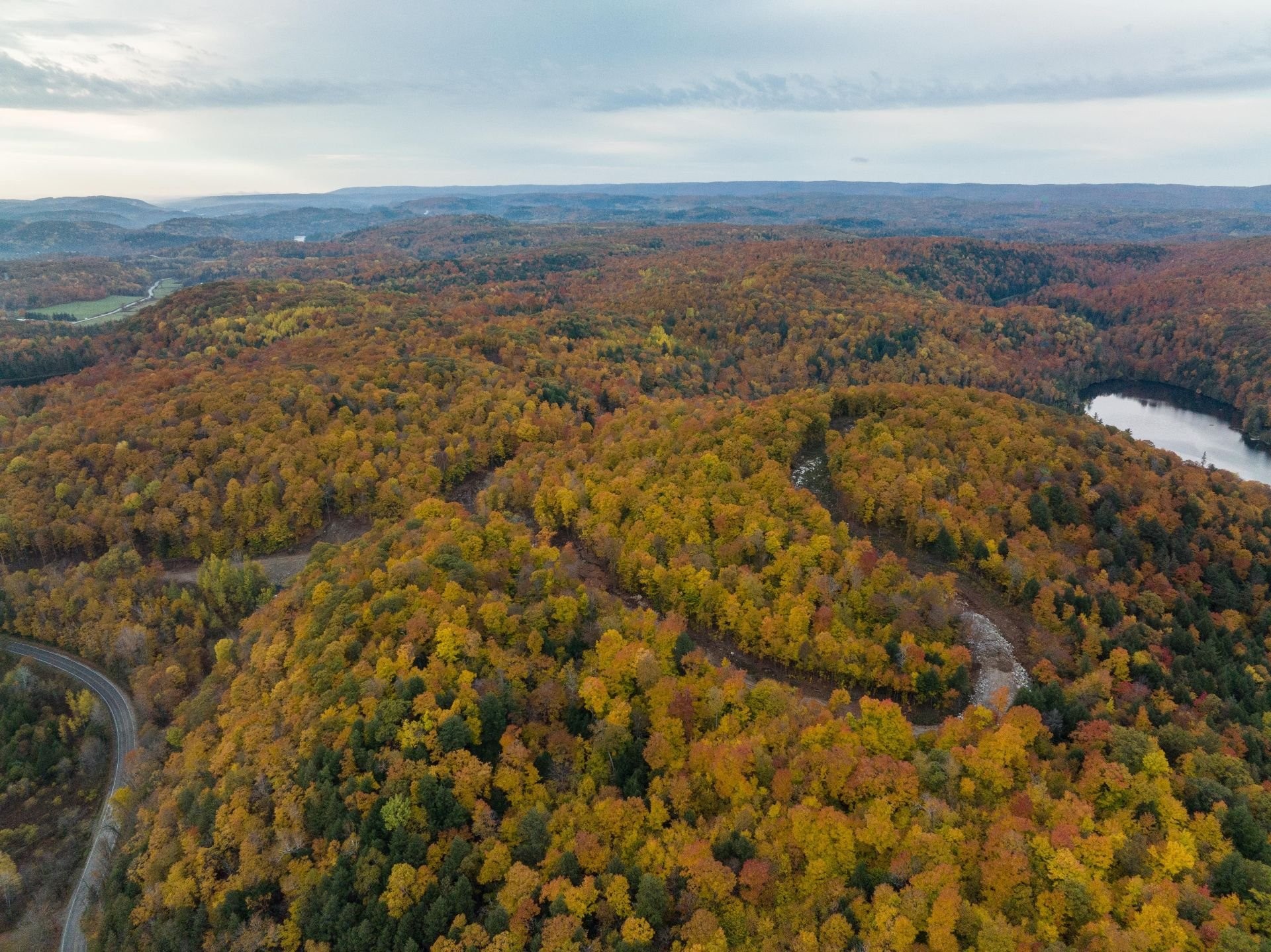 Aerial View - 74 Ch. Gero, La Pêche, QC