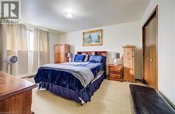 Bedroom featuring carpet floors and a closet -