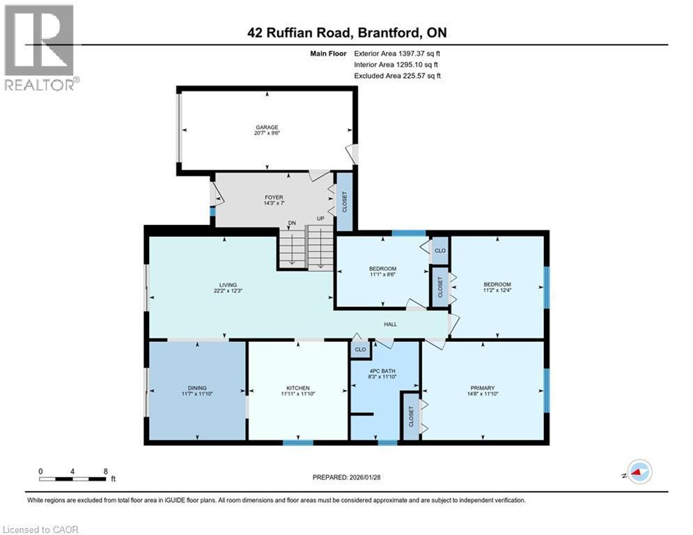 View of room layout - 42 Ruffian Road, Brantford, ON - Other