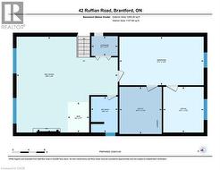 View of floor plan / room layout -