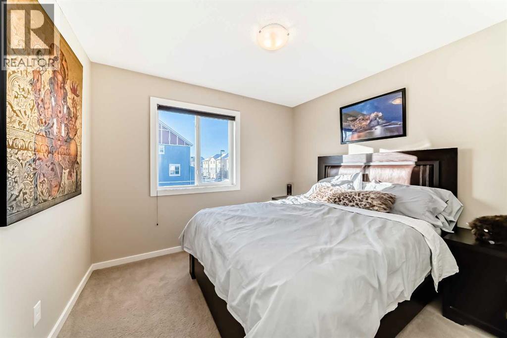 77 Marquis Common Se, Calgary, AB - Indoor Photo Showing Bedroom