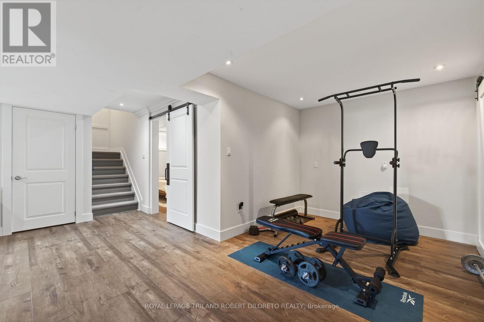 56 Fieldstone Crescent S, Middlesex Centre (Komoka), ON - Indoor Photo Showing Gym Room