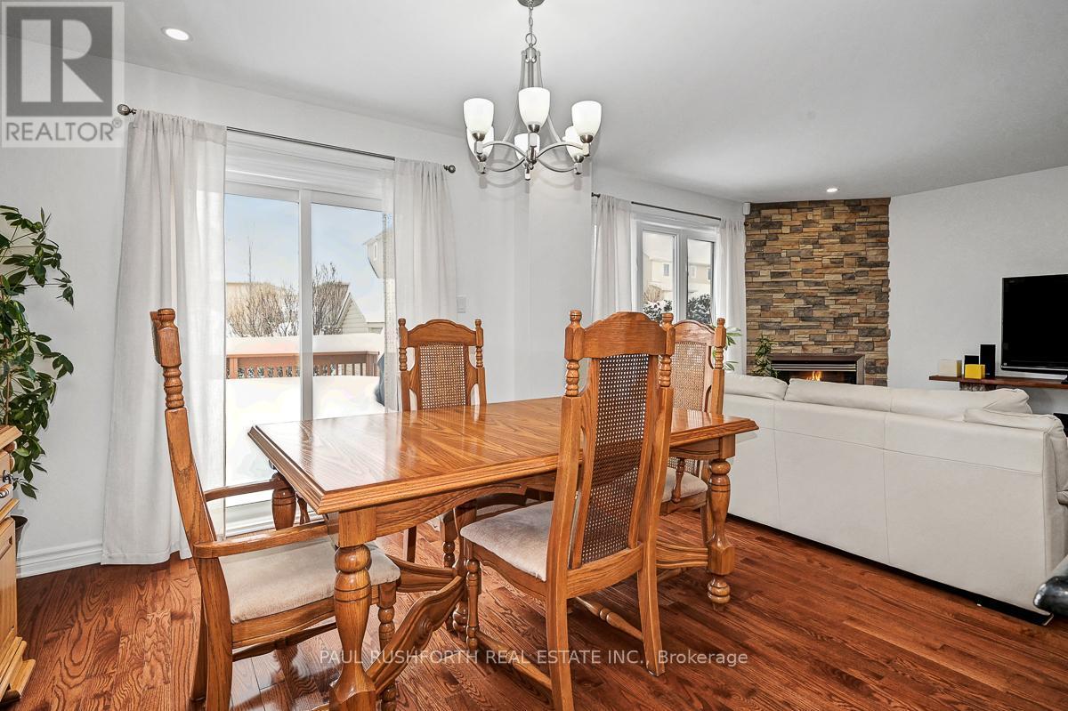 Dining Room - 421 Jasper Crescent, Clarence-Rockland, ON - Indoor Photo Showing Dining Room With Fireplace