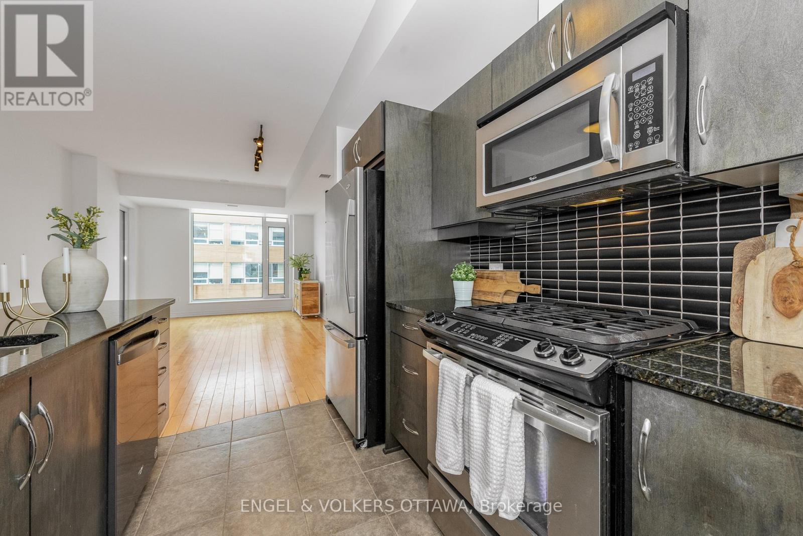 312 - 575 Byron Avenue, Ottawa, ON - Indoor Photo Showing Kitchen With Upgraded Kitchen