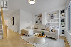 Custom built-ins in family room -