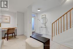 Welcoming foyer with mudroom and office niche -