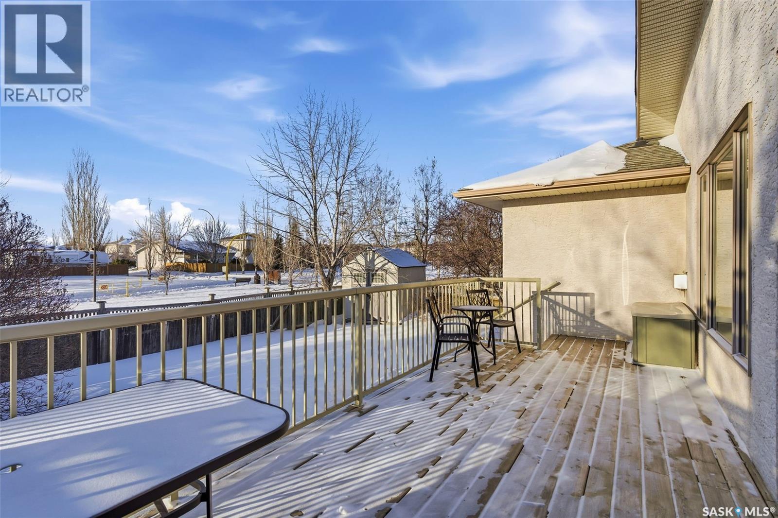 2906 St James Crescent, Regina, SK - Outdoor With Deck Patio Veranda With Exterior