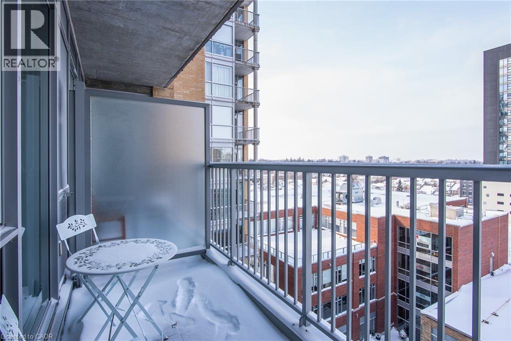 191 King Street S Unit# 702, Waterloo, ON - Outdoor With Balcony