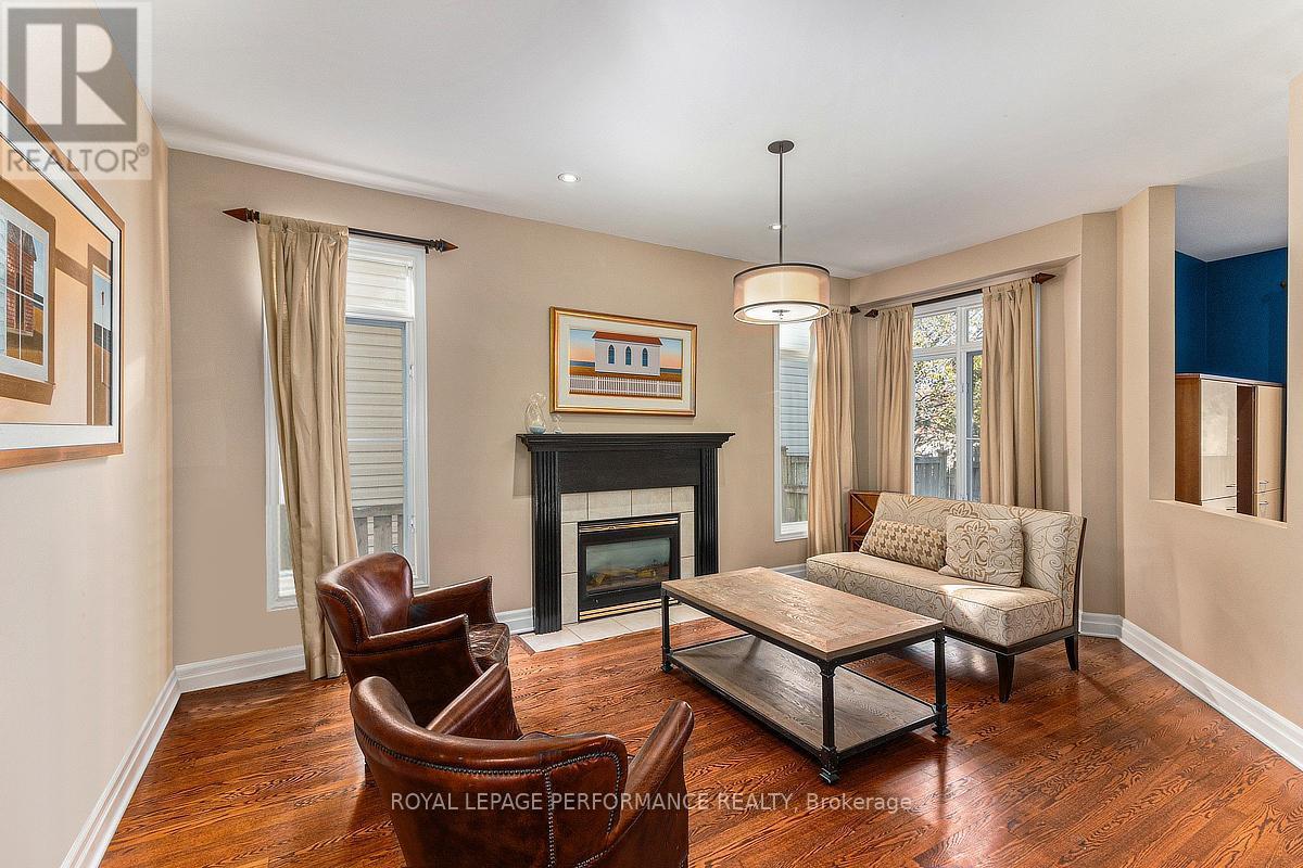 1386 Chicory Place, Ottawa, ON - Indoor Photo Showing Living Room With Fireplace
