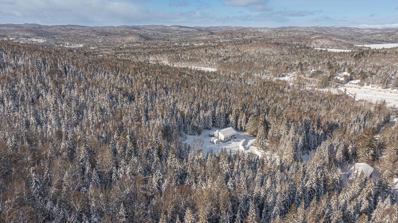 Aerial photo - 8500 Ch. Ladouceur, Sainte-Agathe-Des-Monts, QC - Outdoor With View