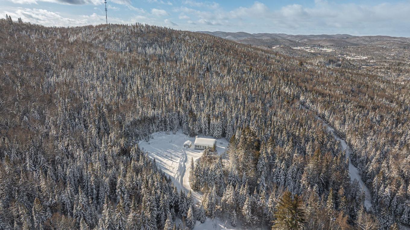 Photo aérienne - 8500 Ch. Ladouceur, Sainte-Agathe-Des-Monts, QC - Outdoor With View